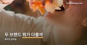 황치즈 감자칩 정리 썸네일
