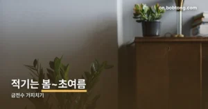금전수 가지치기 정리 썸네일