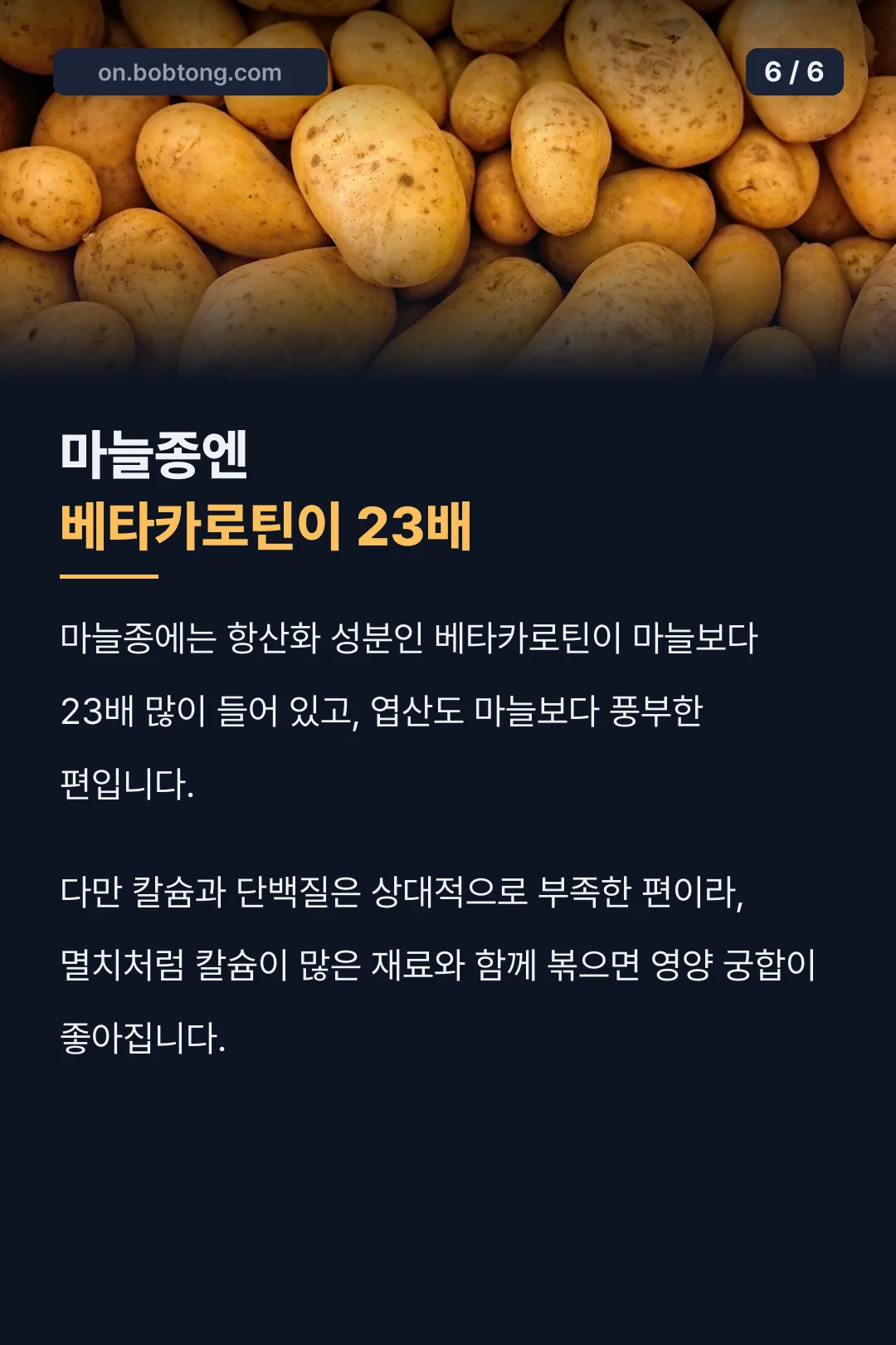 마늘종 영양 성분과 궁합